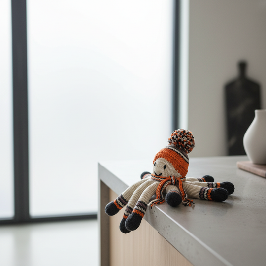 Naïa, Schnuffeltuch Oktopus aus Bio-Baumwolle