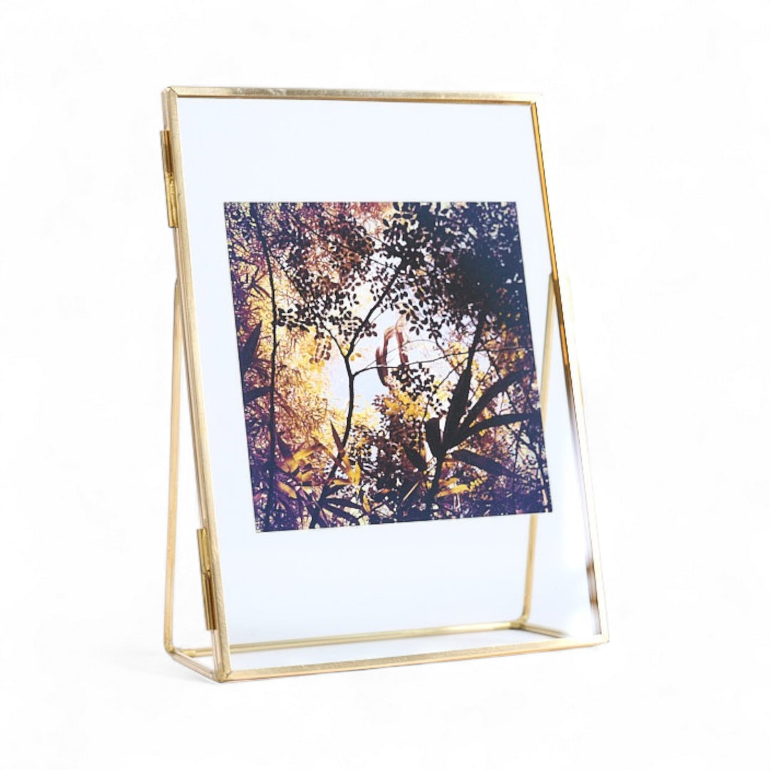 Yellow Purple Deep Forest - Résistances Végétales - Ana Bloom - Tirage Couleur 10x10cm - Edition limitée signée  de l'artiste et encadrée  - 100 exemplaires + 2 épreuves d'artiste - Studio Matongé.