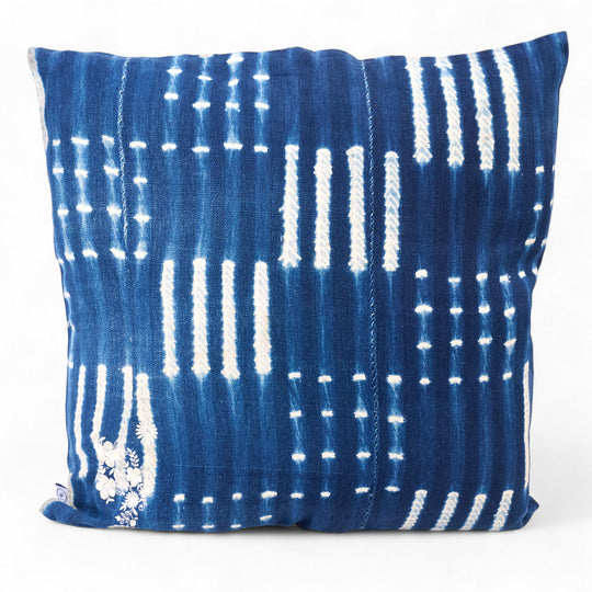 Housse brodée BUUM-ZARI – Indigo profond