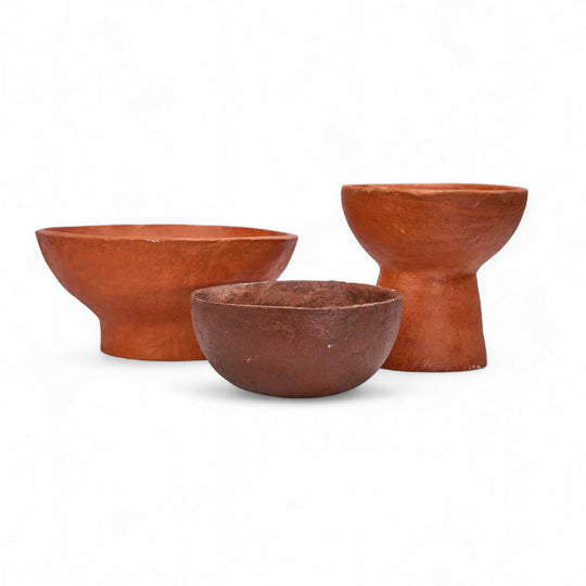 MBABANE – Coupe en papier mâché recyclé. Fait main