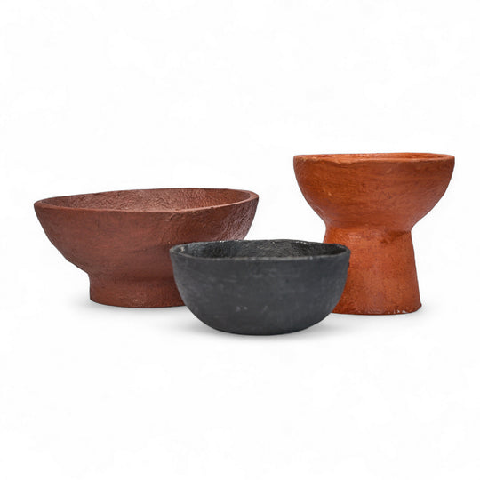 MBABANE – Coupe en papier mâché recyclé. Fait main