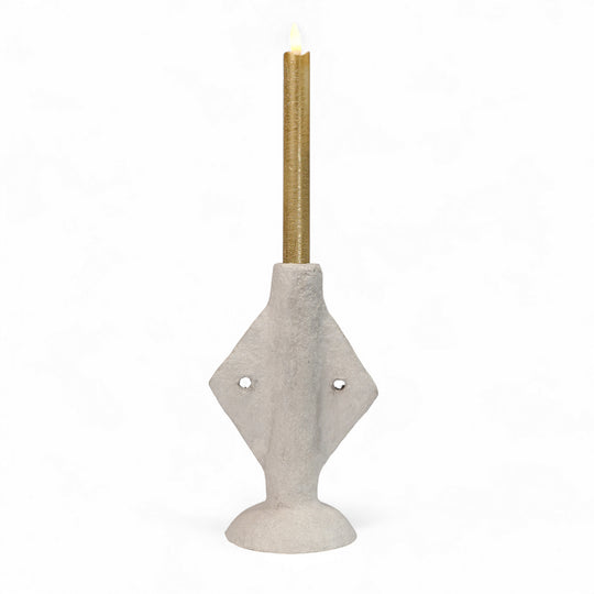 NSINGWENI – Sculpturale kandelaar van papier-maché