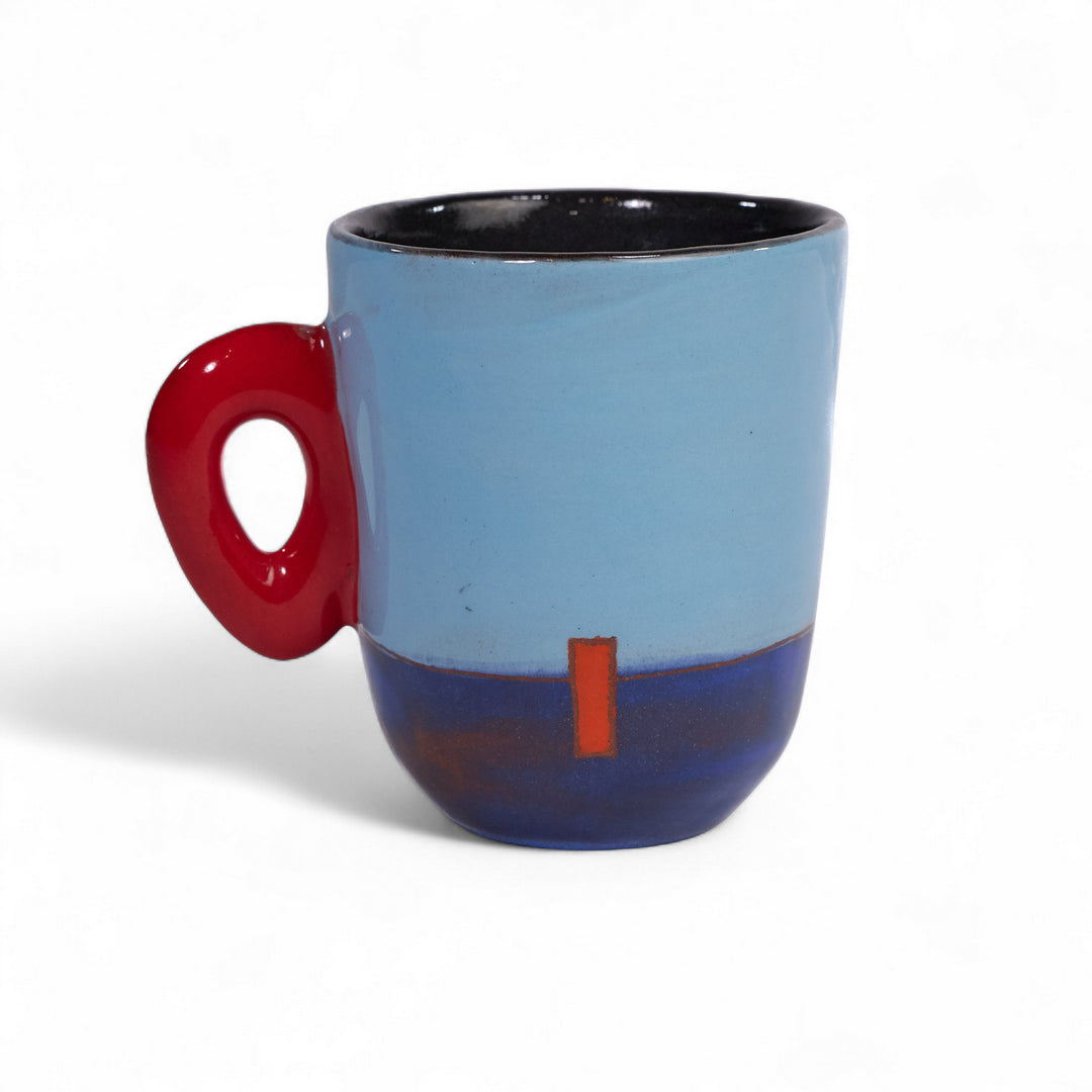 MARABA – Duo keramische mokken in color block