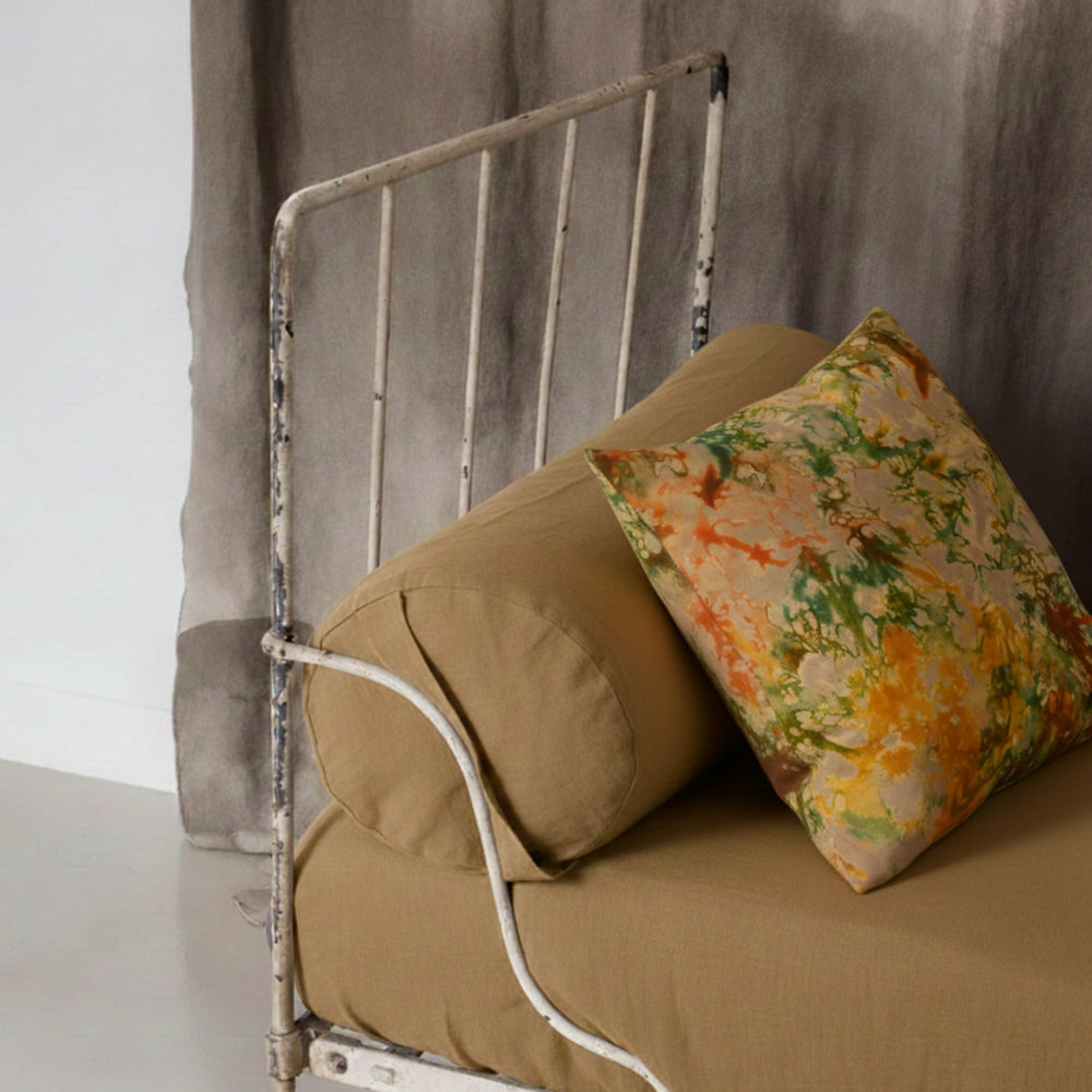 Housse KUMASI SAVANNAH en kokodunda et velours de coton