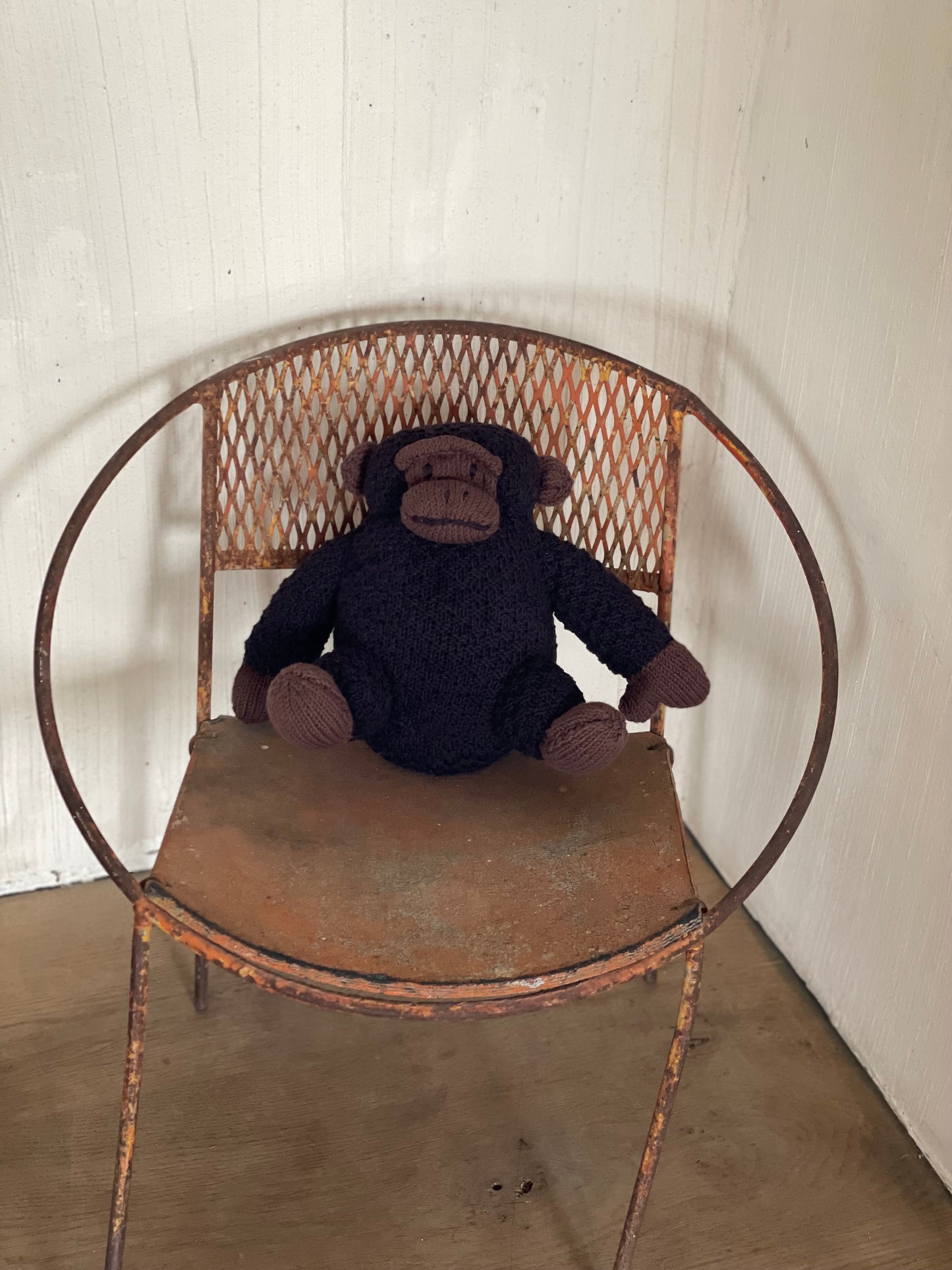 Peluche gorille faite main, en coton bio éco-responsable - ROGER - Studio Matongé