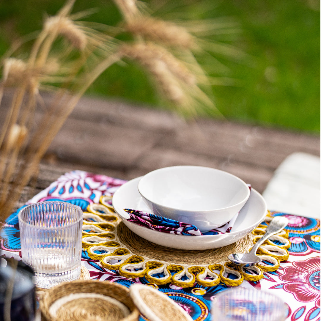 LUTINDZI – Set de table festonné