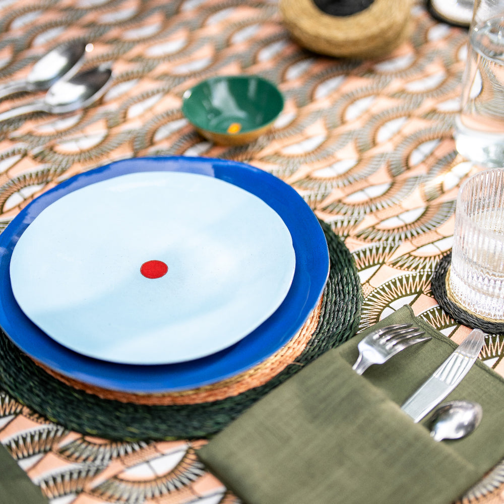 GIDA-SENI nappe en wax & lin