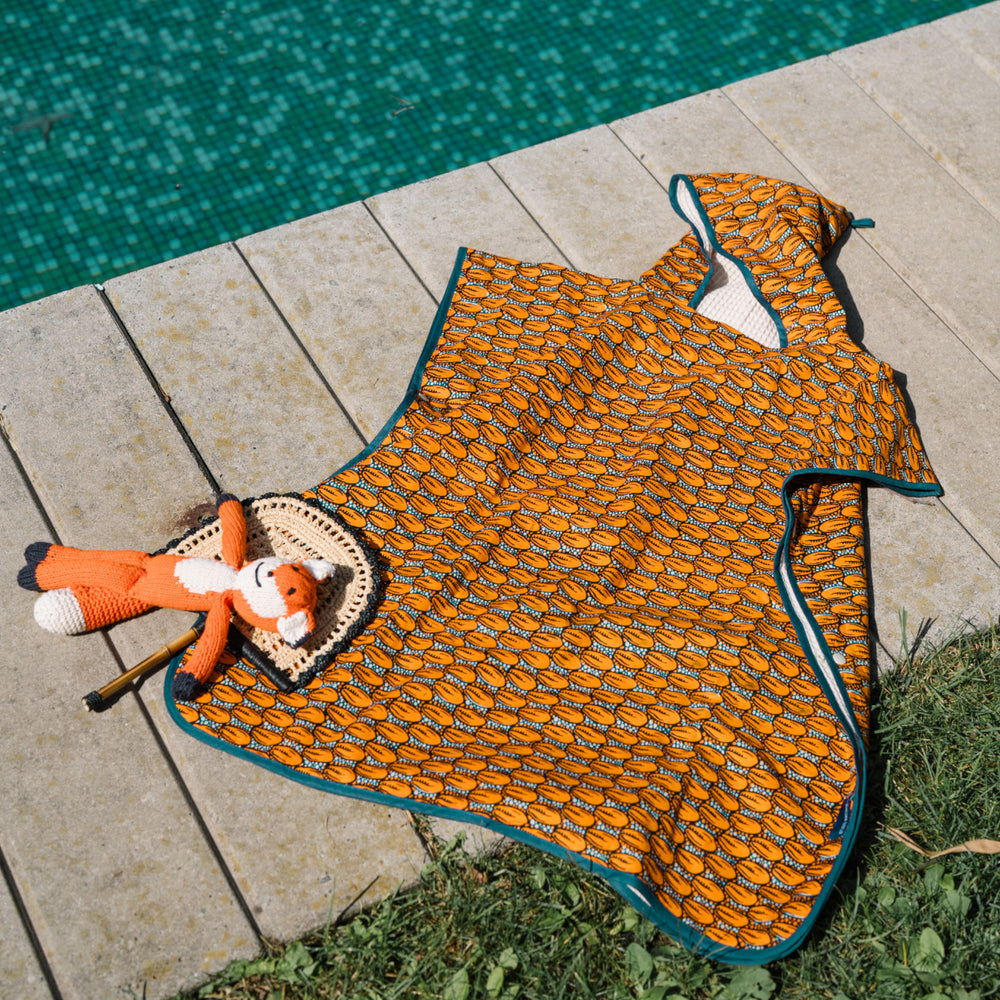 Doudou renard en coton bio EDOUARD