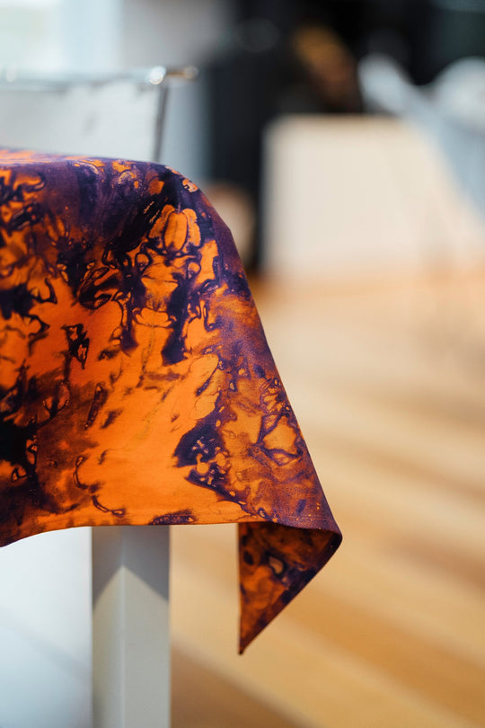 Nappe DUNDA AMBER NIGHTS en kokodunda – Pièce unique