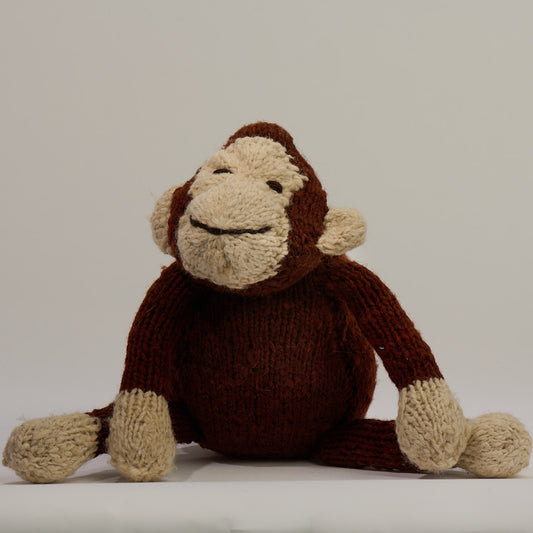 Organic Merino Wool Eco-Friendly Monkey Plush - ANDRE