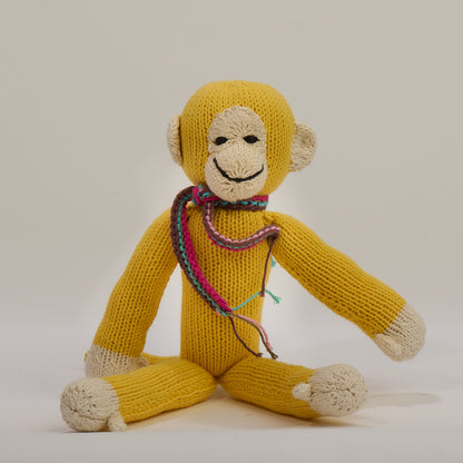Long-legged monkey soft toy - Eco-responsible plush in organic cotton - JOSEPH