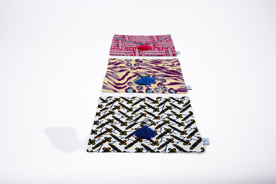 Pochette de rangement enveloppe - Wax - MIZIK, KER et WODE - Studio Matongé