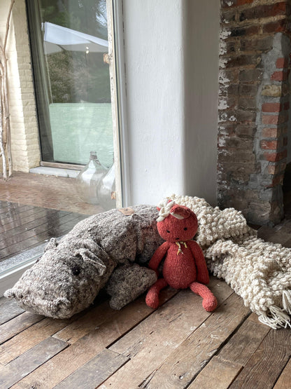 Peluche en laine bio faite main éco-responsable - lapin - SIMONE - Studio Matongé