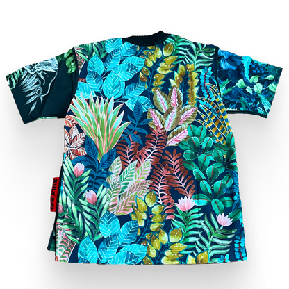 T-shirt BISENGO JP MIKA x XULY-BËT - Numéroté 2/65 - Taille S - Wearable-art inspiré du tableau "Magnifique" de la série de toiles BISENGO de JP MIKA.