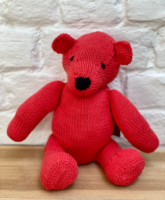 LEON handgemaakte beer van biologisch katoen