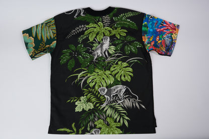 T-shirt BISENGO JP MIKA x XULY-BËT - Numéroté 4/65 - Taille L - Wearable-art inspiré du tableau "Magnifique" de la série de toiles BISENGO de JP MIKA.