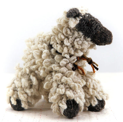 Doudou mouton en laine bio fait main éco-responsable - MILTON