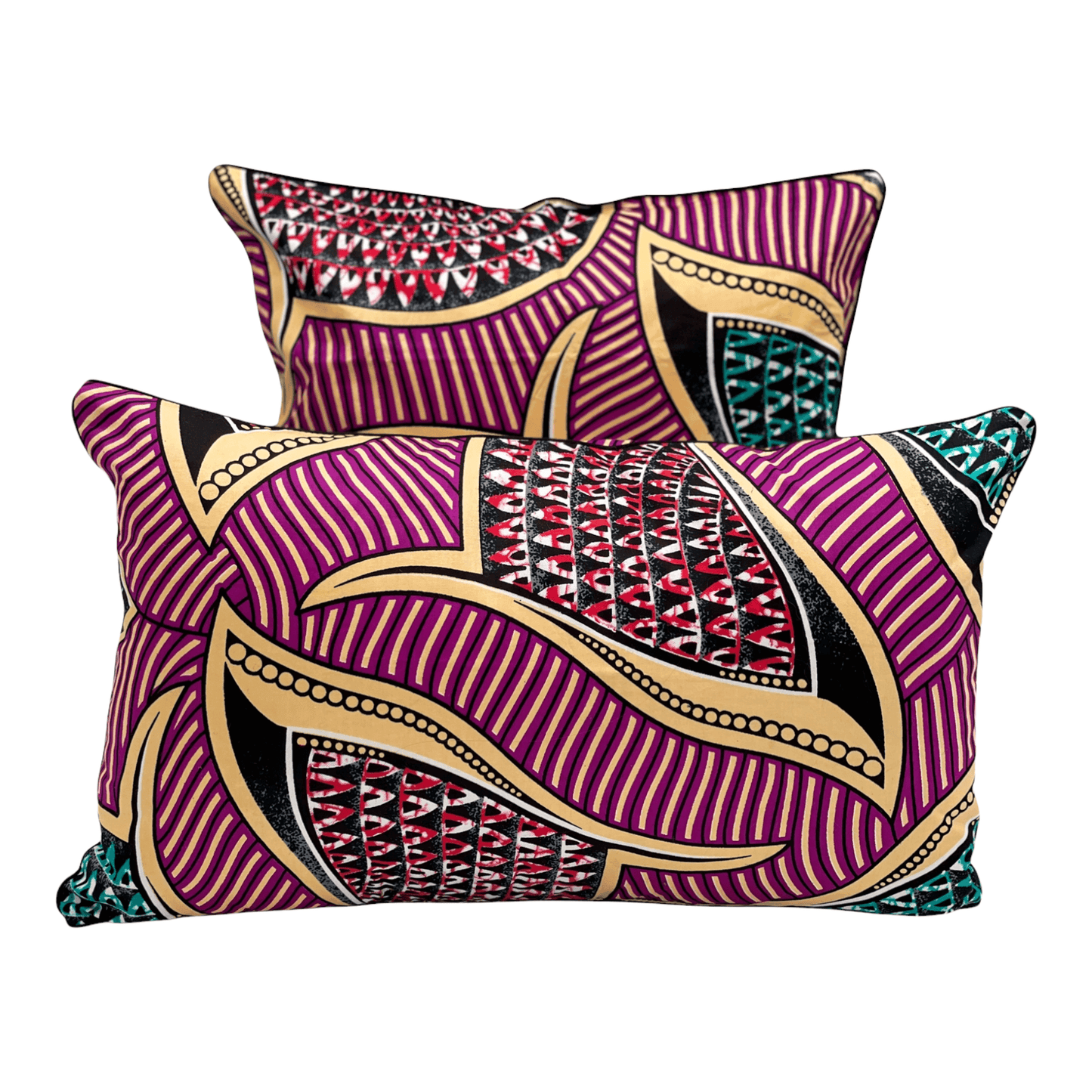 Ethnic cushion cover - Wax multicolored - WIMBI