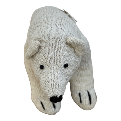 Peluche en laine bio faite main éco-responsable - Doudou ours XL- SCHUMAN