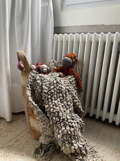 Orangutan soft toy in eco-responsible organic wool - BORIS - Kenana Knitters