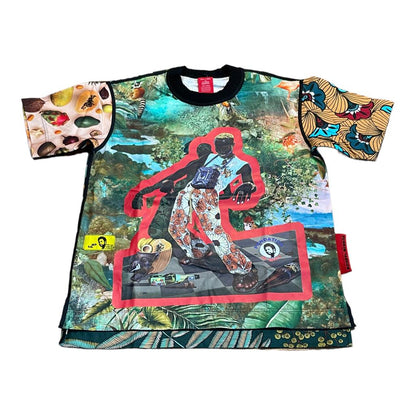 T-shirt Wearable-Art - Collection micro-capsule JP MIKA BISENGO FASHION x XULY-BËT