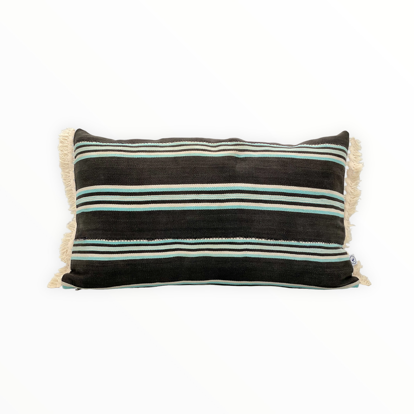 Ethnic cushion cover - Mossi vintage striped blue - KIPUUZI